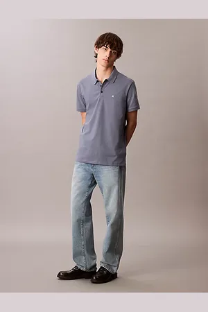Calvin Klein Polo z gładkiej bawełny