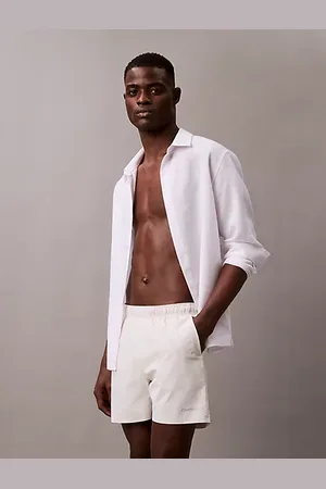 Calvin Klein Szorty kąpielowe o średniej długości ściągane sznureczkiem - CK Tech