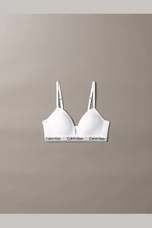 Calvin Klein Trójkątny biustonosz dziewczęcy - Icon Cotton Stretch