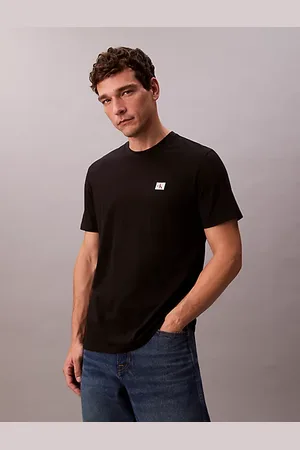 Calvin Klein T-shirt bawełniany z naszywką