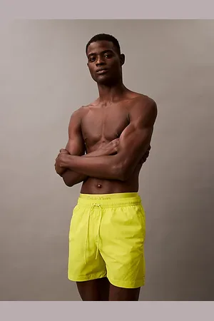 Calvin Klein Szorty kąpielowe z podwójnym pasem - CK Soft Nylon