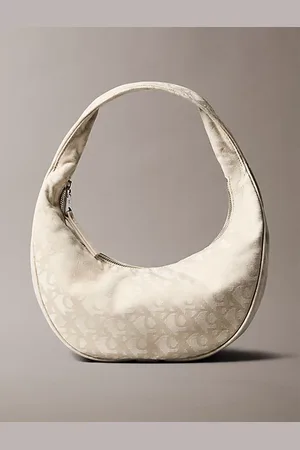 Calvin Klein Torba hobo z żakardu z logotypem