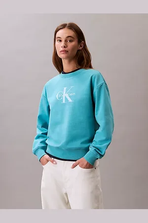 Calvin Klein Swobodna bluza z logo monogramem