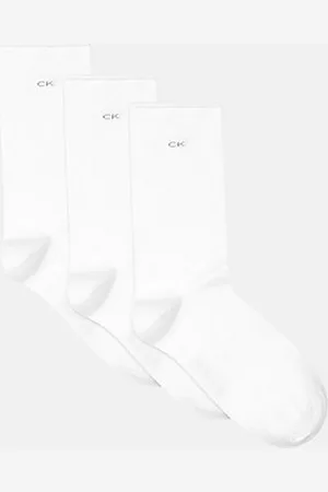 Calvin Klein 3 pary miękkich skarpetek za kostkę z czesanej bawełny z wywijaną górę