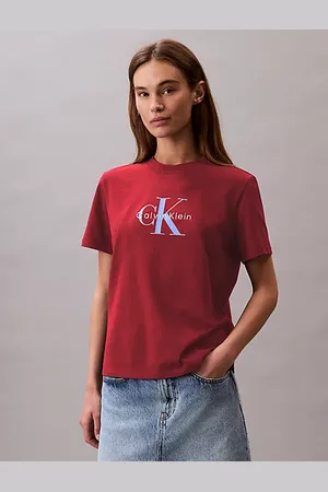 Calvin Klein Koszulka z logo monogramem