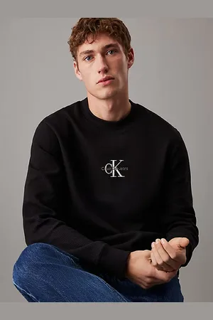 Calvin Klein T-shirt z długim rękawem z waflowego materiału