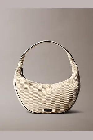 Calvin Klein Duża torba hobo z rafii