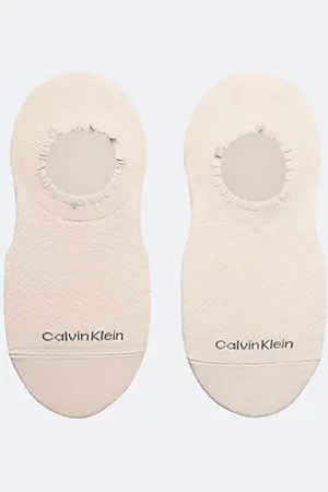 Calvin Klein 2 pary skarpetek stopek z półokrągłym wykończeniem