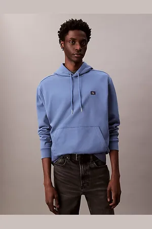 Calvin Klein Bluza z kapturem z bawełny frotte i naszywką