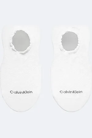 Calvin Klein 2 pary skarpetek stopek z półokrągłym wykończeniem