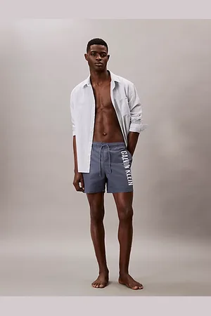 Calvin Klein Szorty kąpielowe o średniej długości ściągane sznureczkiem - Intense Power
