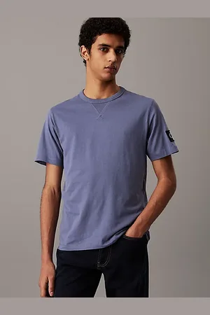 Calvin Klein T-shirt bawełniany z naszywką