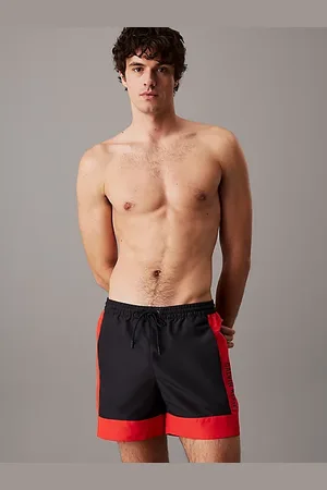 Calvin Klein Szorty kąpielowe o średniej długości ściągane sznureczkiem - Intense Power