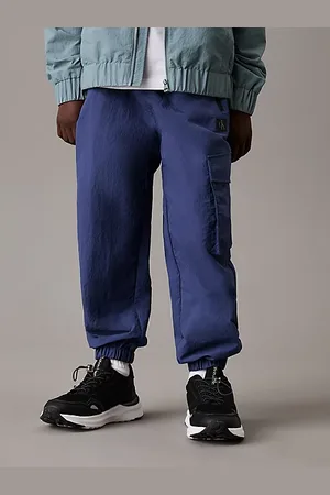 Calvin Klein Spodnie dresowe z marszczonego nylonu