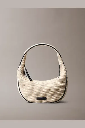 Calvin Klein Torba hobo z rafii