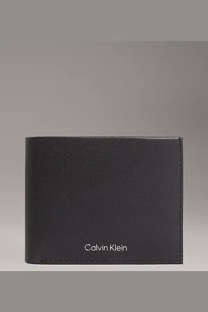 Calvin Klein Dwuczęściowy skórzany portfel z blokadą RFID