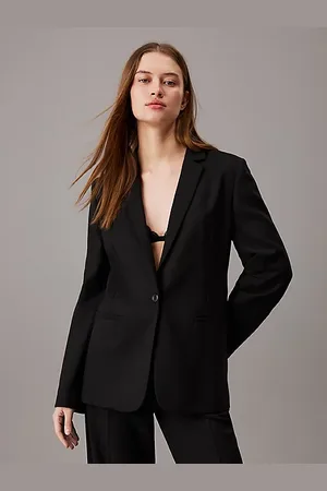 Calvin Klein Marynarka z mieszanki wełny ze stretchem