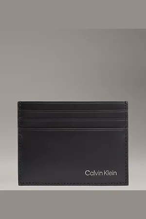 Calvin Klein Skórzane etui na karty z blokadą RFID