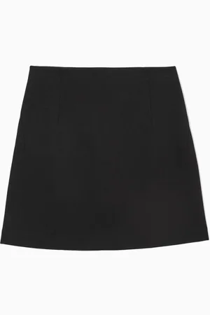 COS Spódniczka Mini Z Diagonalu