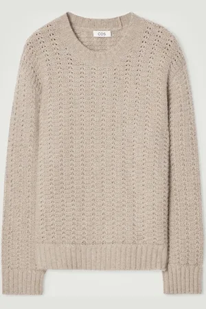 COS Sweter Z Dzianiny Z Kaszmiru