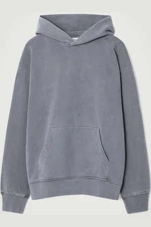 COS Bluza Z Kapturem Ze Spranego Bawełnianego Dżerseju