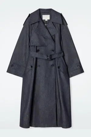 COS Jeansowy Trencz Oversize
