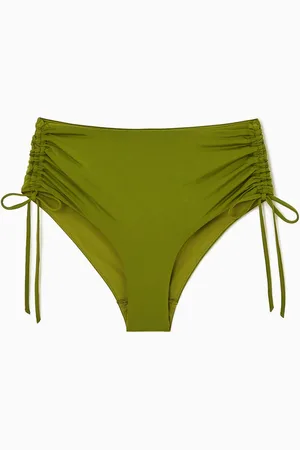 COS Marszczone Figi Od Bikini Z Wysokim Stanem