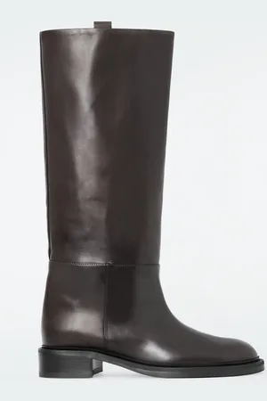 COS Skórzane Buty Jeździeckie