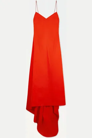 COS The Vneck Linen Maxi Dress in