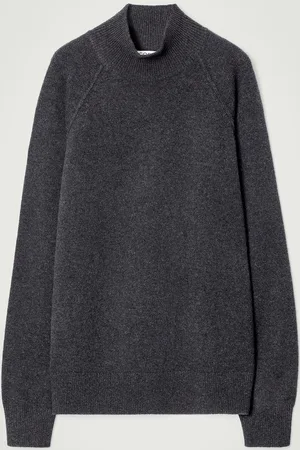 COS Sweter Z Czystego Kaszmiru Z Wysokim Kołnierzem