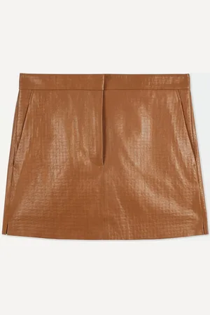 COS The Embossedleather Mini Skirt