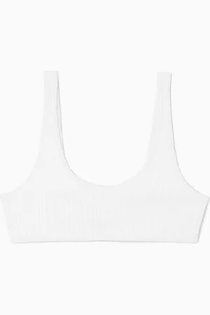 COS Góra Od Bikini W Prążki Z Szerokim Dekoltem