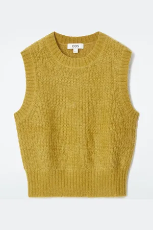 COS Sweter Bez Rękawów Z Moherem