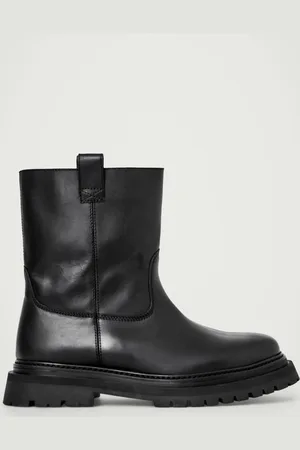COS Skórzane Buty Motocyklowe