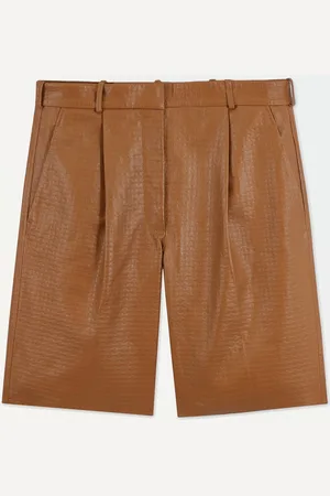 COS The Embossedleather Bermuda Shorts