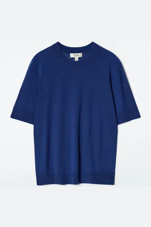COS T-Shirt Z Wełny Merino O Dopasowanym Kroju
