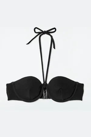 COS Prążkowana Góra Od Bikini Z Fiszbinami