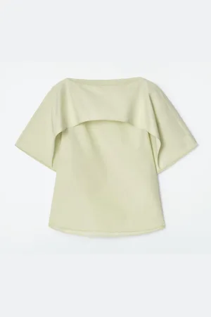 COS Draped Cotton Top