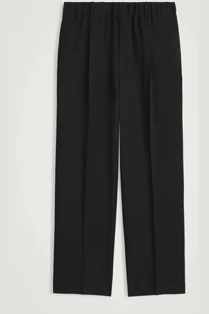 COS Elasticated Wooltwill Trousers in