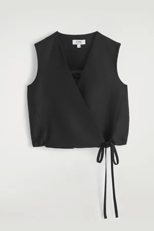 COS Tiedetail Wrap Waistcoat in