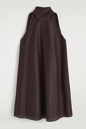 COS Fluid Halterneck Mini Dress