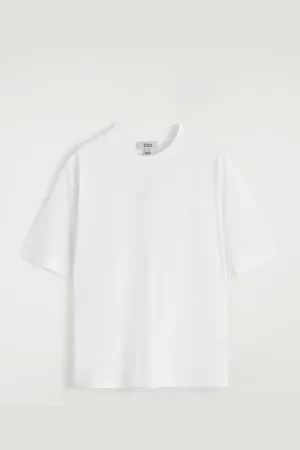 COS Luźny T-Shirt Z Bawełny in