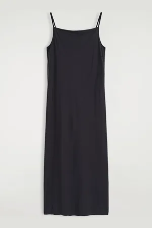 COS Squareneck Strappy Jersey Dress
