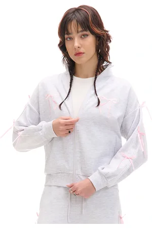 Cropp Bluza ze stójką i kokardami