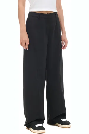 Cropp Czarne spodnie tailoring
