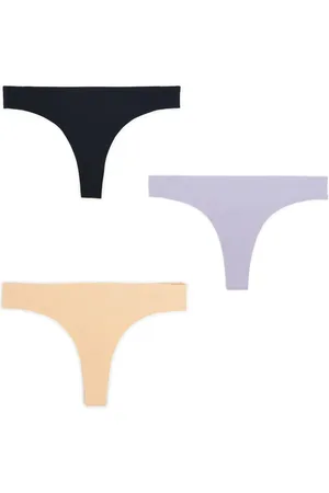 Cropp 3 pack bezszwowych gładkich stringów