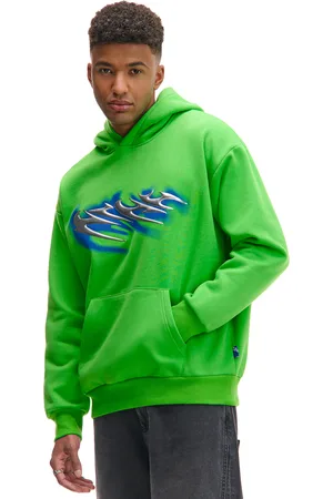 Cropp Zielona bluza z aplikacją UNISEX