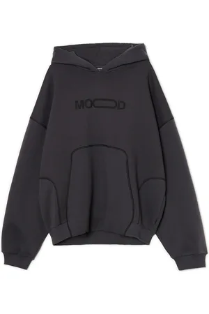 Cropp Bluza hoodie z dekoracyjnymi przeszyciami