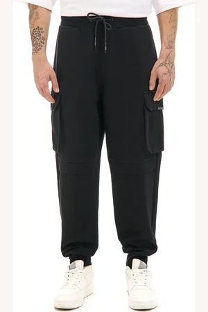 Cropp Czarne dresowe joggery z kieszeniami