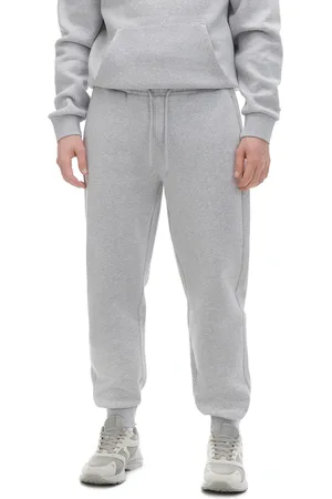 Cropp Gładkie szare joggery regular